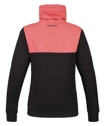 Dámská mikina Hannah Sibele Anthracite/faded rose (1)