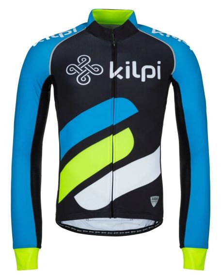 Přední pohled na pánský cyklistický dres Kilpi RAPITA-M modrá.