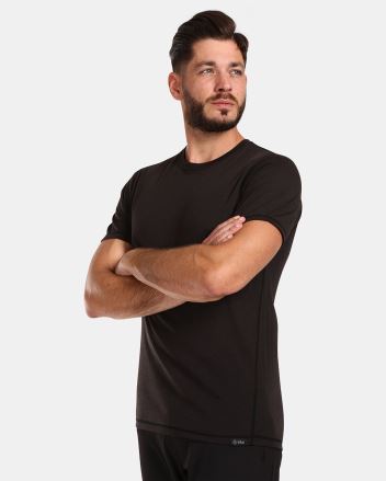 Pánské merino tričko Kilpi Sloper-M BLK (1)