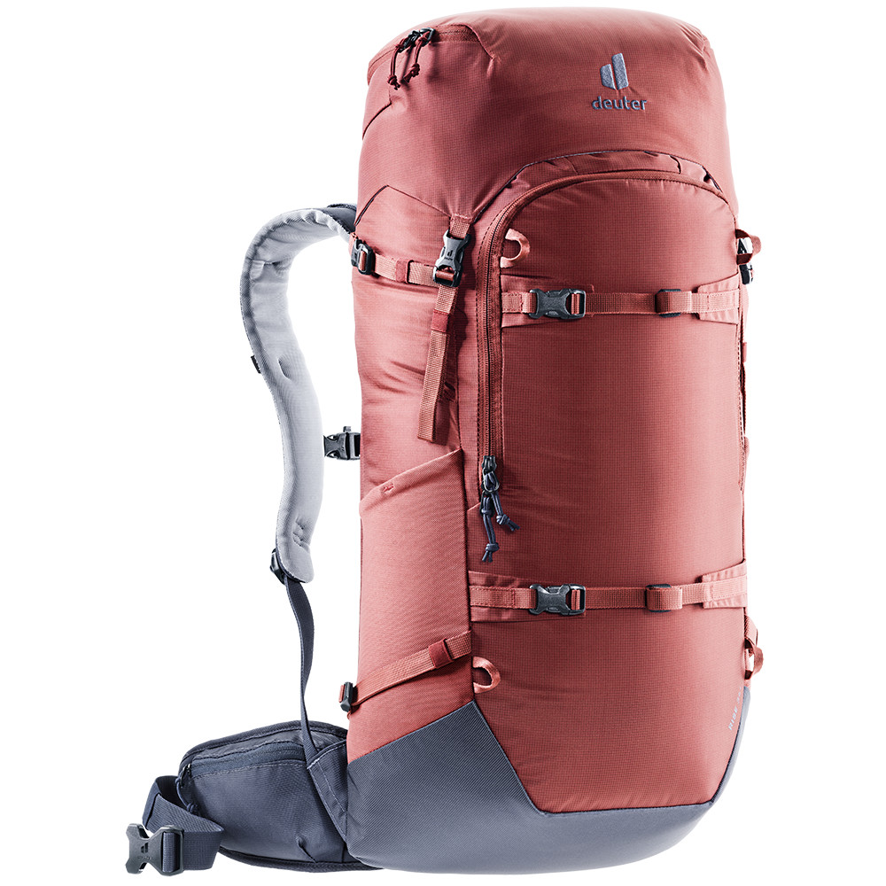 Skialpový batoh Deuter Rise 34L+ Redwood-ink