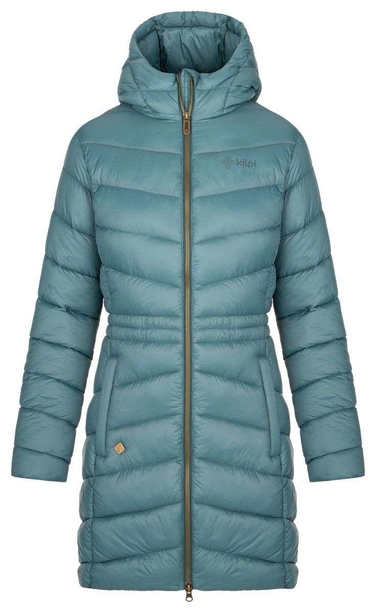 Dámský zimní prošívaný kabát Kilpi LEILA-W zelený XL