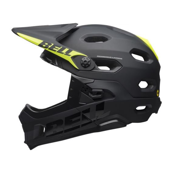 Cyklistická helma BELL Super DH Spherical mat/glos black