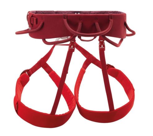 Sedací úvazek Petzl Adjama dark red (1)