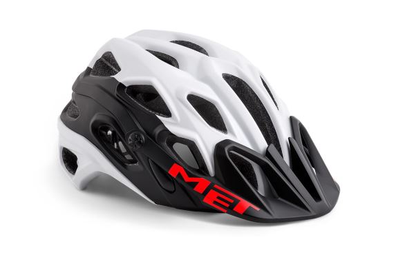 Cyklistická helma MET Lupo bílá/černá matná