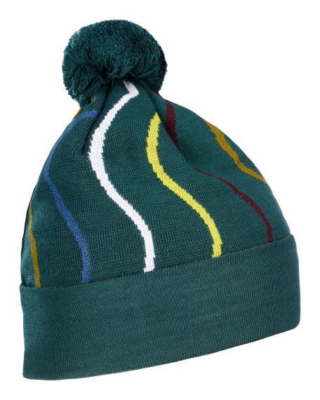 Čepice ORTOVOX Line Finder Beanie Green pine