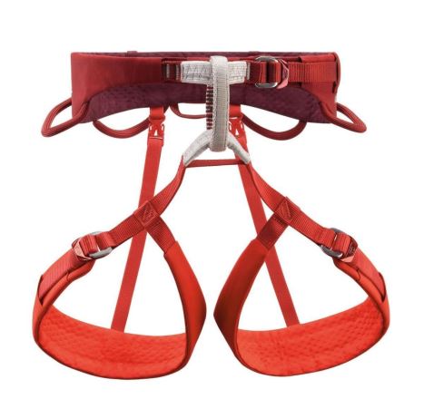 Sedací úvazek Petzl Adjama dark red