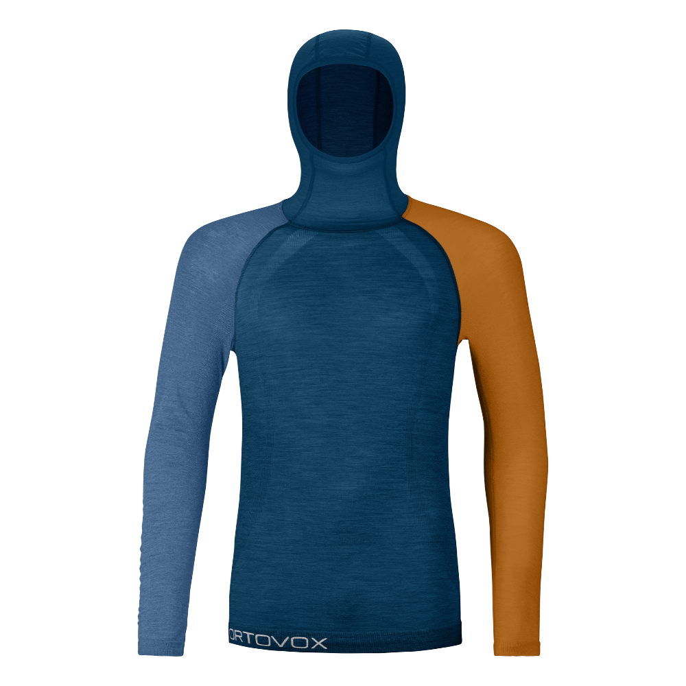 Pánské funkční triko Ortovox 120 Competition Light Hoody Petrol Blue L