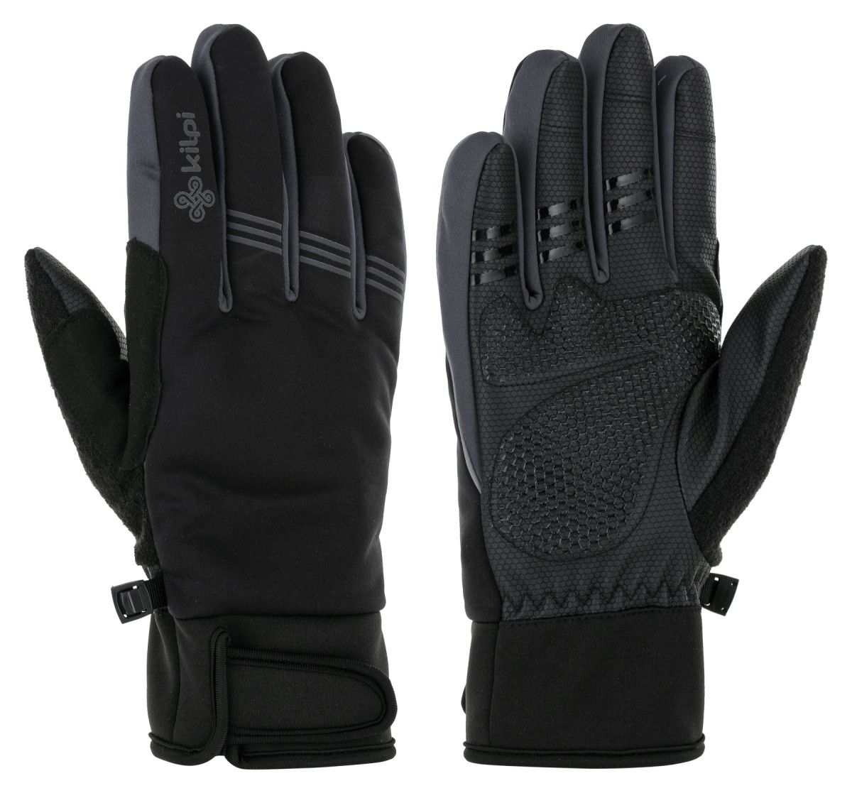 Zateplené rukavice na běžky Kilpi CINQO-U černé XL