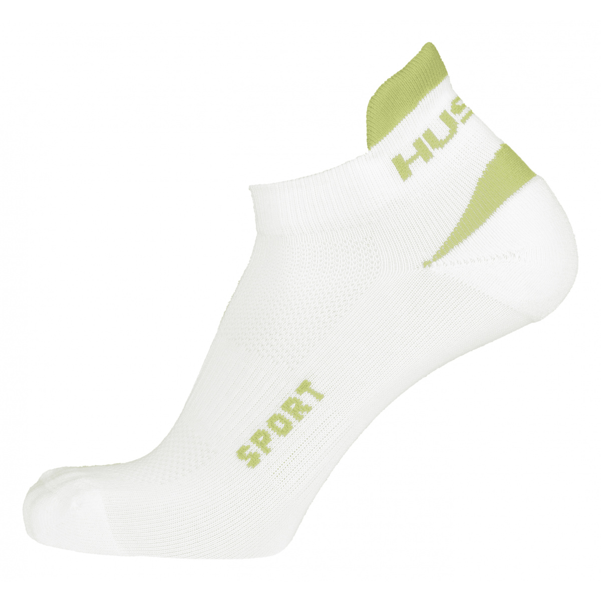 Ponožky HUSKY Sport bílá/sv. zelená L (45-48)