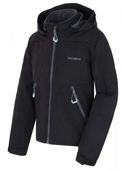 Dětská softshell bunda Husky Salex k black