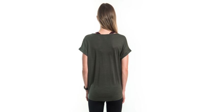 Dámské funkční triko Sensor Merino Air Traveller Olive green (3)