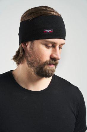 Merino čelenka Devold Breeze 150 headband black (2)