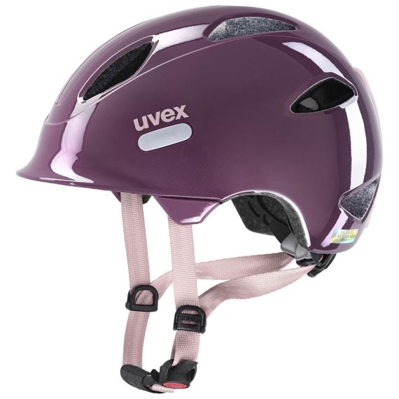 Dětská cyklistická helma Uvex OYO, Plum - Dust Rose