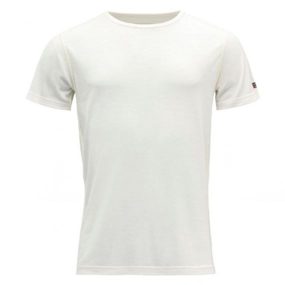 Pánské merino triko Devold Breeze 150 white