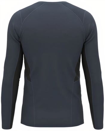 Pánské tričko Hannah Taran L/S sky captain/anthracite (2)