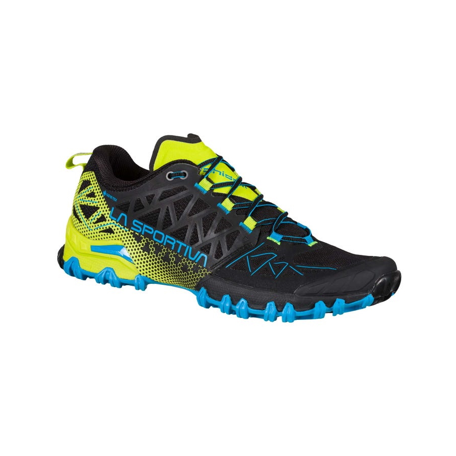 Pánské trailové boty La Sportiva Bushido II GTX Black/Neon 10,5UK
