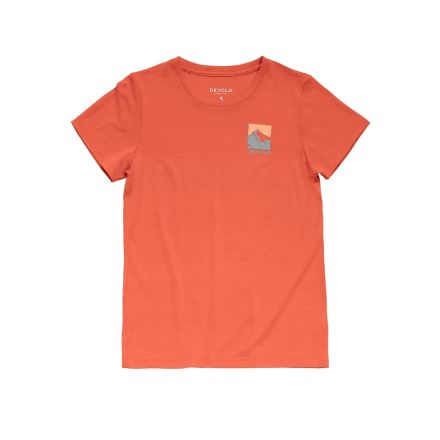 Dámské tričko Devold Everyday Classic Summit coral