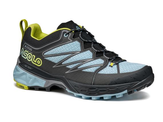 Dámské turistické boty Asolo Softrock ML Black/celadon/safety yellow
