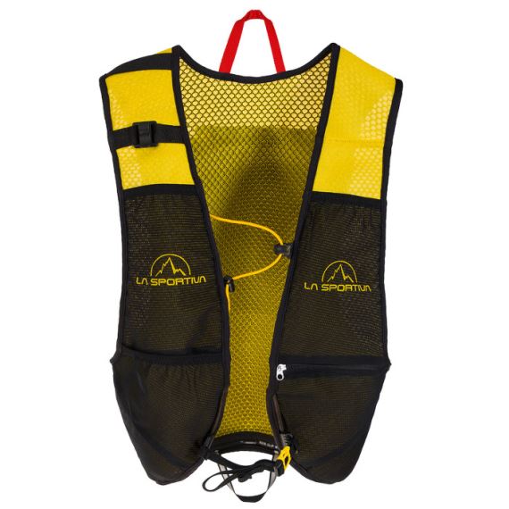 Unisex běžecká vesta La Sportiva Racer Vest black/yellow