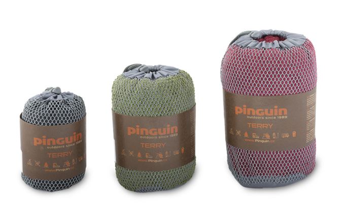 Rychleschnoucí ručník Pinguin Terry Towel red (2)