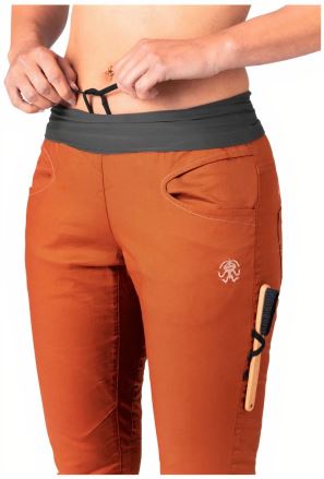 Dámské kalhoty Rafiki Massone orange rust (7)