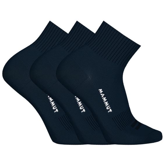 Ponožky Mammut Everyday Quarter Socks 3 Pack marine-white