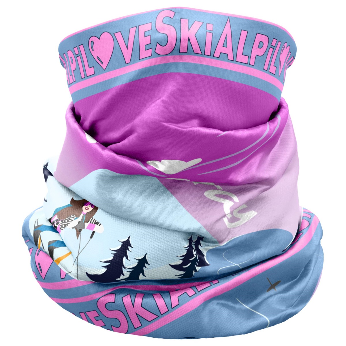 Nákrčník Crazy Gaiter Light I Love Skialp