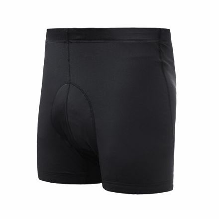 Pánské cyklistické kalhoty krátké s vložkou Sensor Cyklo Basic true black