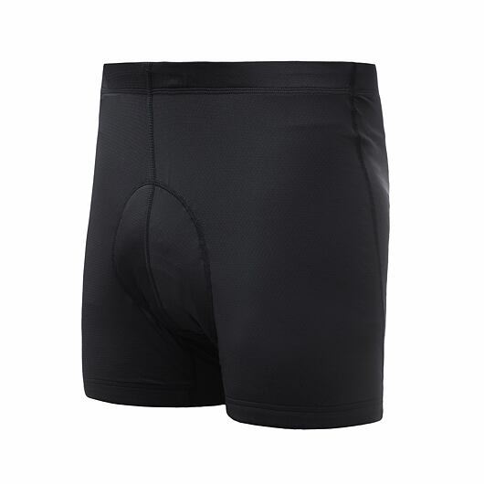 Pánské cyklistické kalhoty krátké s vložkou Sensor Cyklo Basic true black