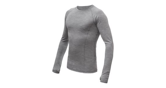 Pánské funkční triko s dlouhým rukávem Sensor Merino Bold Šedá
