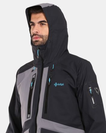Pánská hardshellová bunda Kilpi LTD Archer Černá (2)