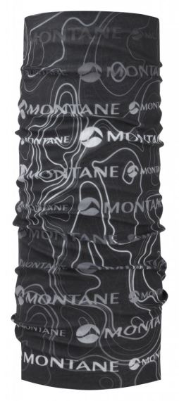 Elastický šátek Montane Chief Charcoal One Size