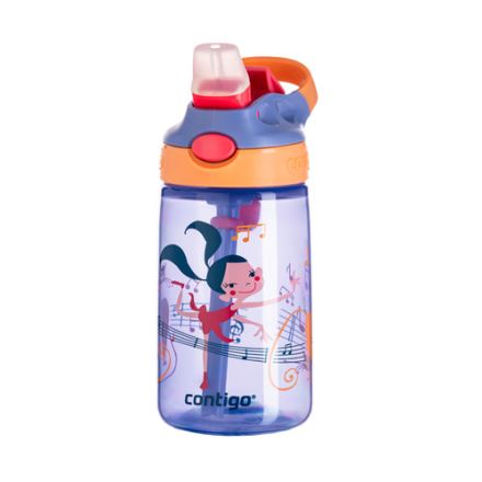 Dětská láhev Contigo Autospout James (cca 420 ml) modrá s tanečnicí