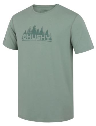 Pánské tričko Husky Mertis faded green