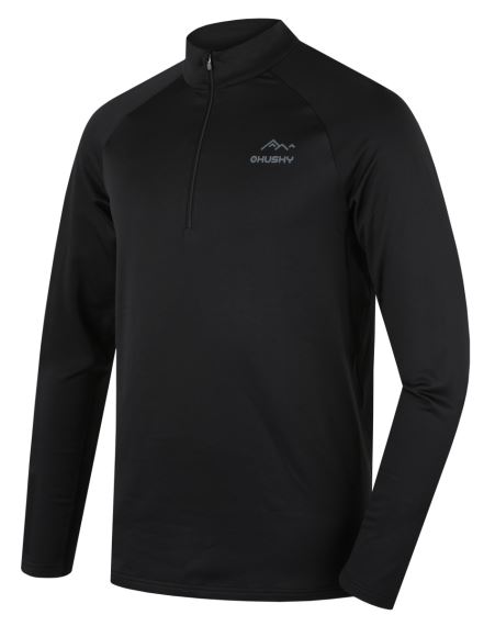 Pánské funkční triko Husky Tromi Zip M black