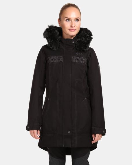 Dámský zimní kabát Kilpi Peru-W černá
