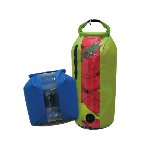 Nepromokavý vak YATE Dry Bag s oknem a ventilem L šedá