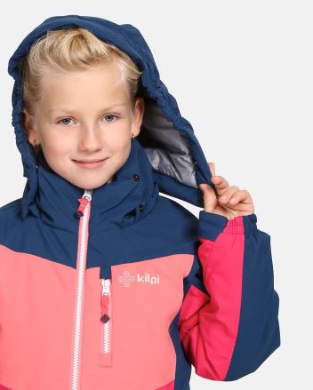 Dětská lyžařská bunda Kilpi Valera-JG Tmavě modrá (4)
