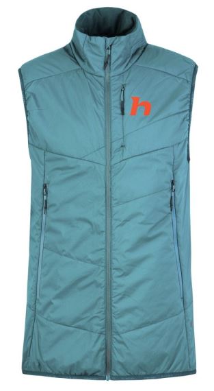 Pánská skialpová vesta Hannah Kechu Hoody oil blue/burnt olive