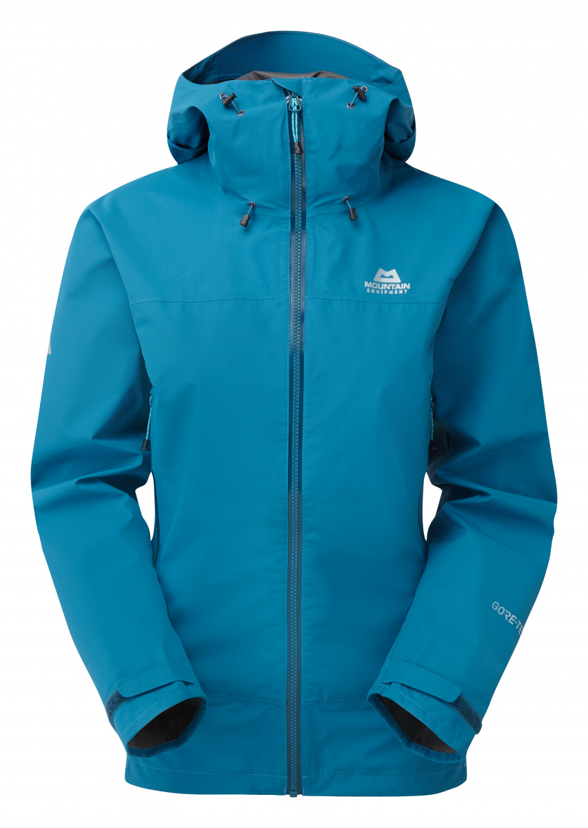 Dámská lehká hardshellová bunda s kapucí Mountain Equipment Garwhal Jacket ink blue L