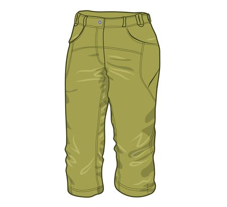 Dámské 3/4 kalhoty Warmpeace Flash Lady oasis green XS