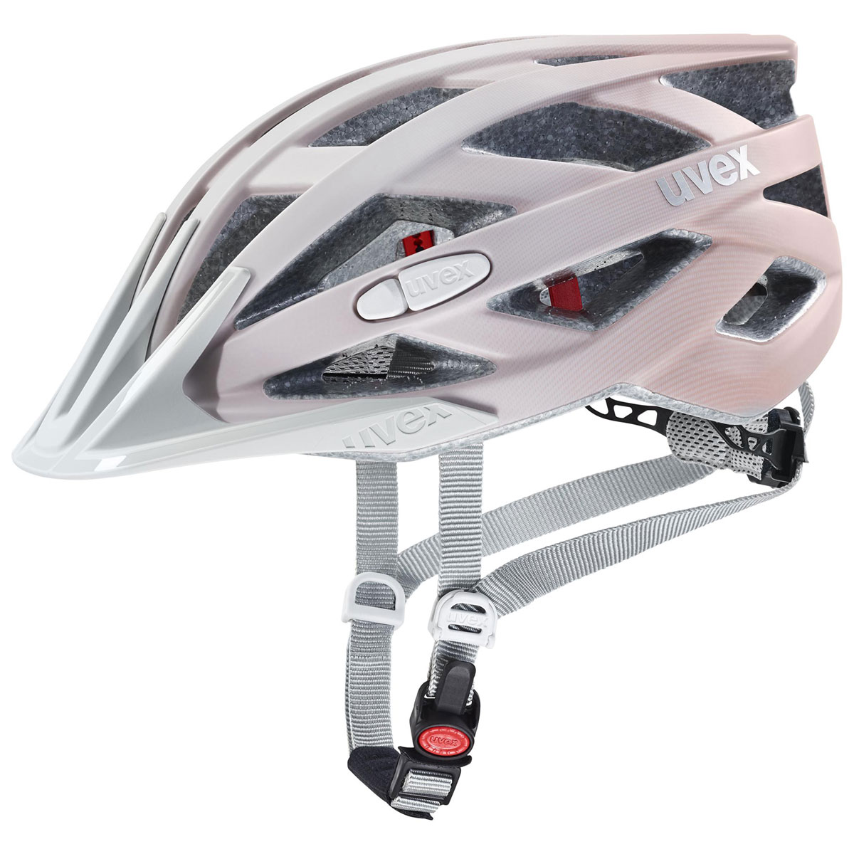 Cyklistická helma Uvex I-VO CC, Grey - Rosé Mat L(56-60cm)