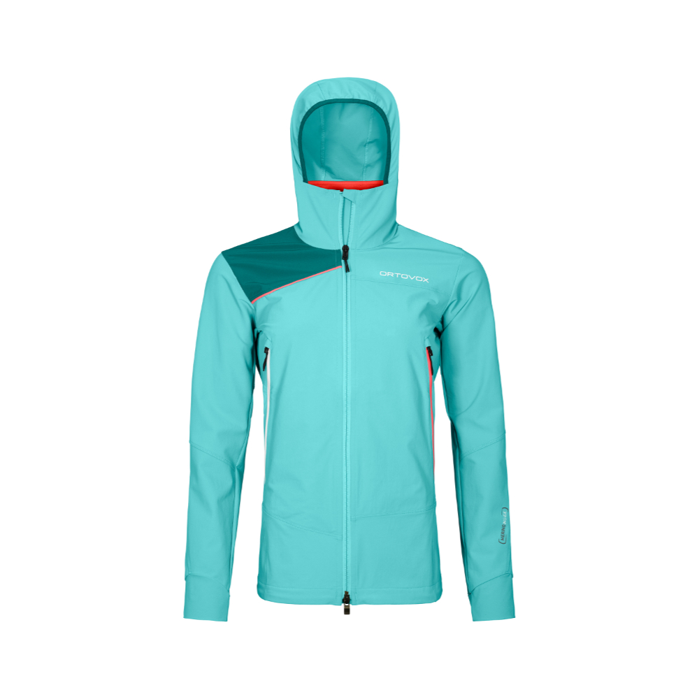 Dámská bunda Ortovox Pala Hooded Jacket W ice waterfall S