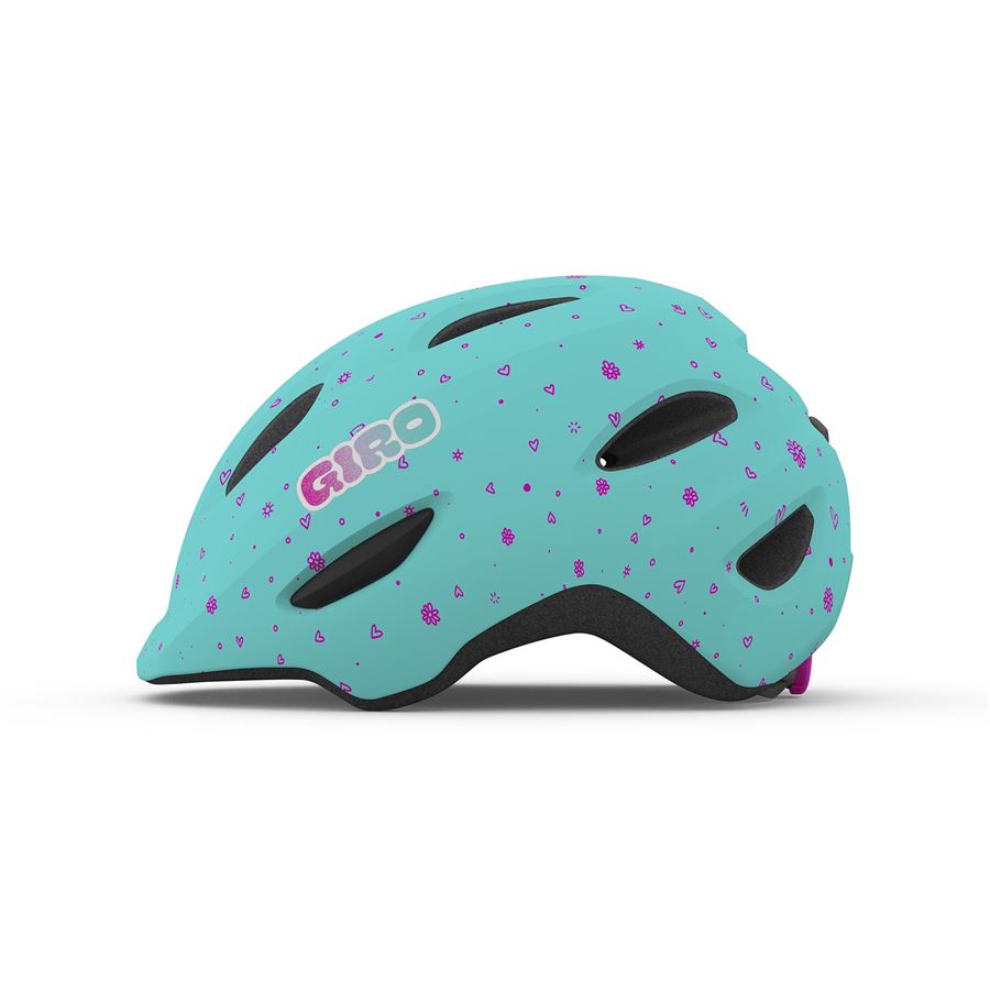 Dětská cyklistická přilba Giro Scamp Mat Screaming Teal S