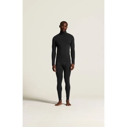 Pánské termotriko Craft Wool 95 HZ LS black melange (2)