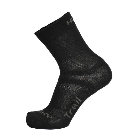 Nižší tenčí ponožky HUSKY Trail černá