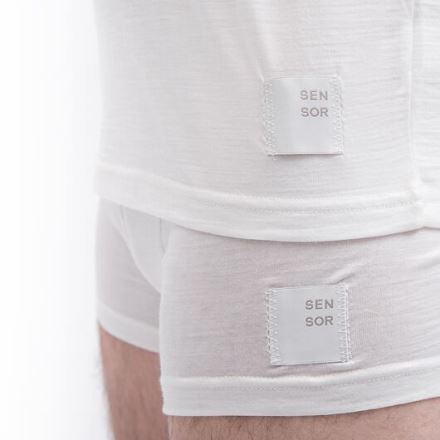 Pánské triko kr.rukáv Sensor MERINO CORDURA bílá (3)