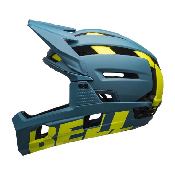 Cyklistická helma BELL Super Air R Spherical mat/glos blue