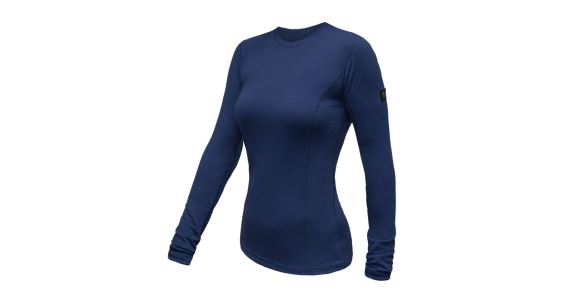 Dámské funkční tričko s dlouhým rukávem Sensor Merino Active Deep blue