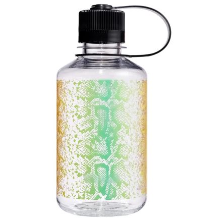 Lahev Nalgene Narrow-Mouth Sustain Clear Rainbow Snake